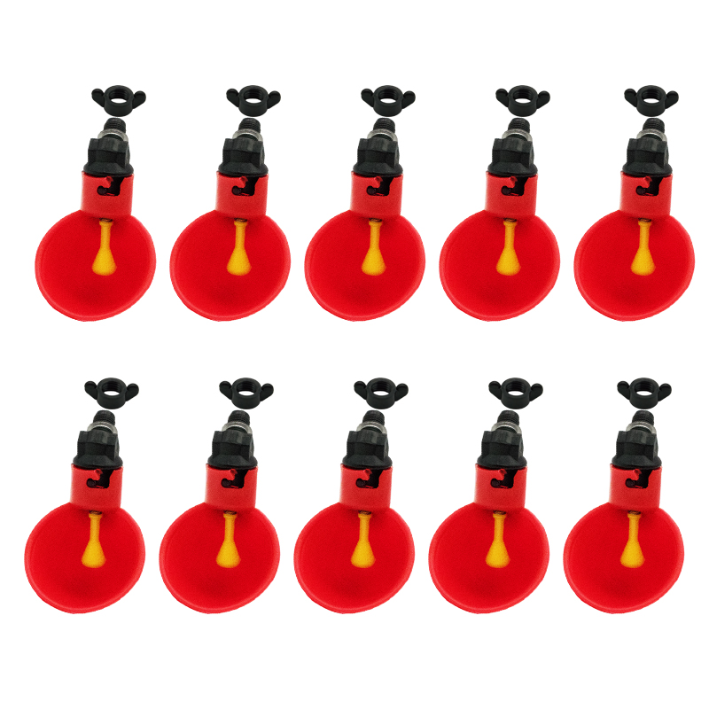 Chicken Nipple Drinker - 5/10Pcs Chicken Quail Hanging Water Cups