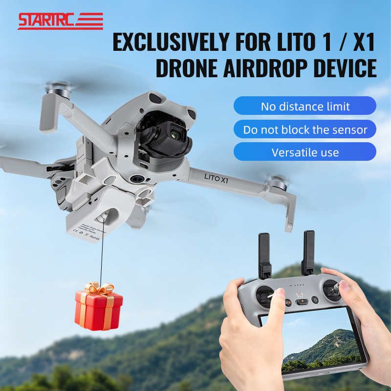 Drone Crop Sprayer - 12KM Airdrop System For DJI Lito