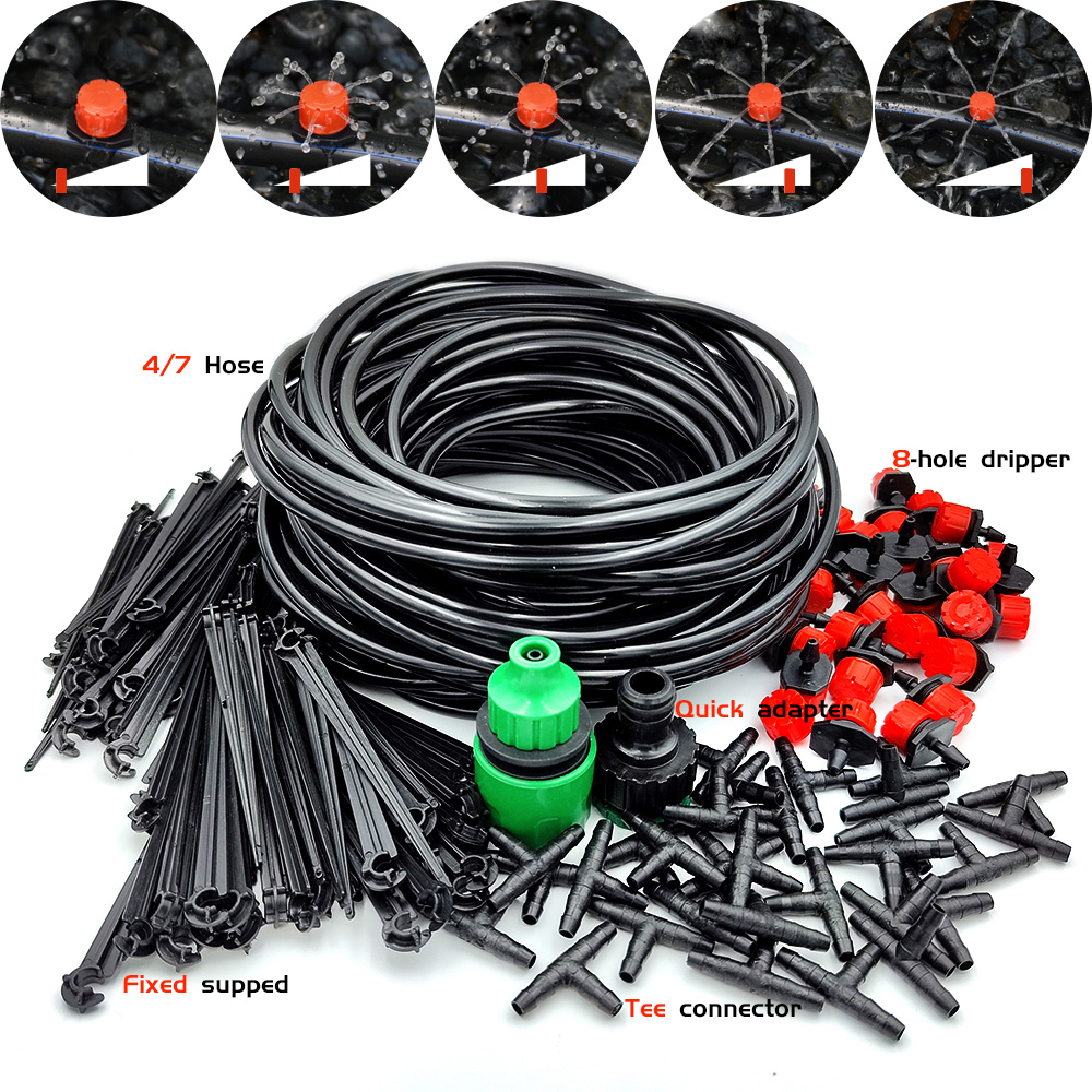 Irrigation Drip Tape - Greenhouse 15M-30M DIY Drip Irrigation System
