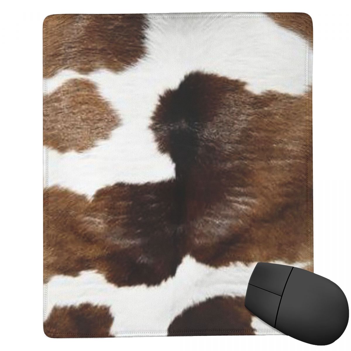Cow Mat Rubber - Rustic Ranch Cow Print 7x9 in