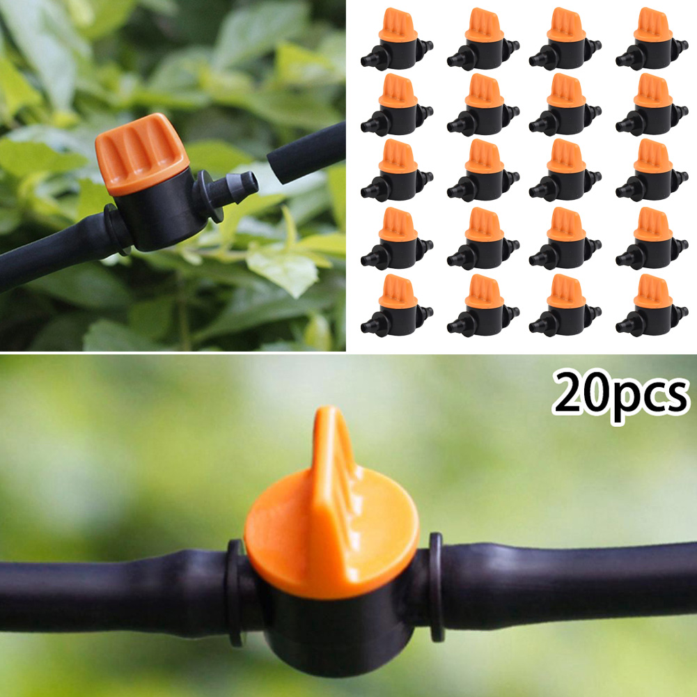 Irrigation Drip Tape - 20Pcs Hose Valve Garden Tap Garden