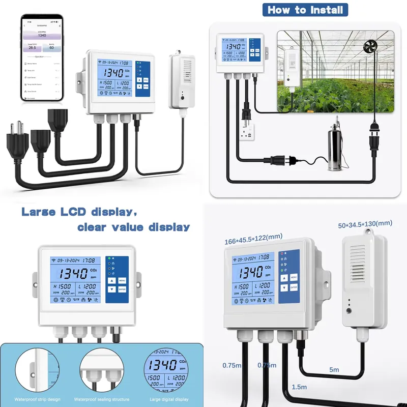 Farming Agriculture & Cooking - Smart Climate Controller Wifi Environmental Controller