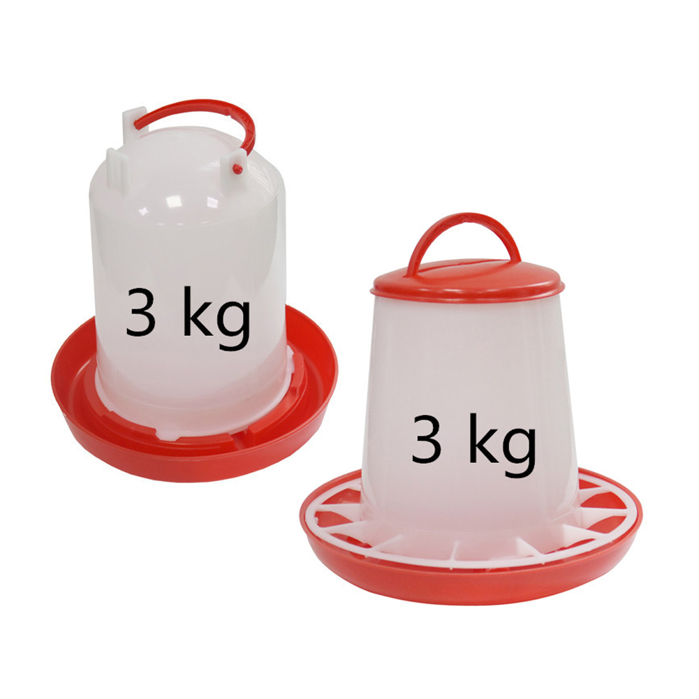 Chicken Nipple Drinker - 3 KG Chicken Drinker/Feeder Rooster Hen