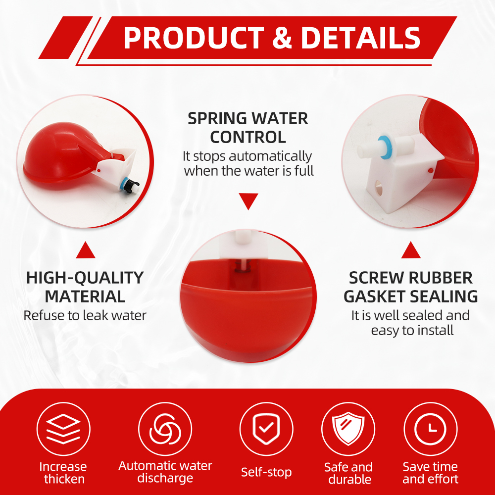 5-20Pcs Automatic Chicken Duck - Chicken Nipple Drinker review and price