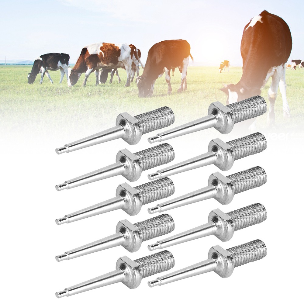 10Pcs Practical Stainless Stee - Livestock Ear Tag review and price