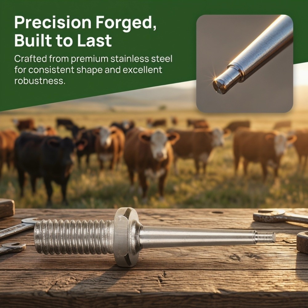 10Pcs Practical Stainless Stee - Livestock Ear Tag review and price