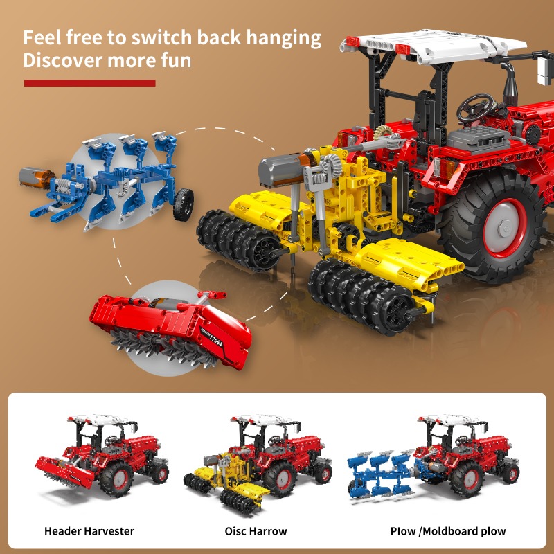 Mould King 17064 1857pcs Agric - Is Farming Under Agriculture review and price