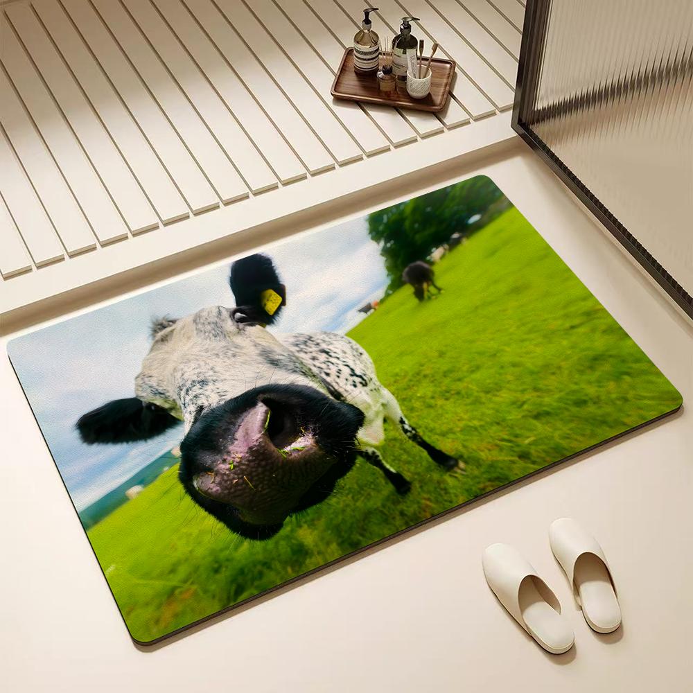 Abstract Cow Animal KWaii Floo - Cow Mat Rubber review and price