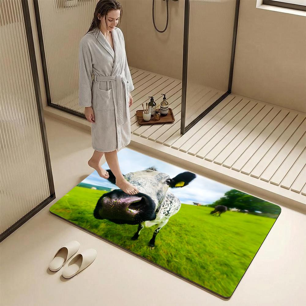 Abstract Cow Animal KWaii Floo - Cow Mat Rubber review and price