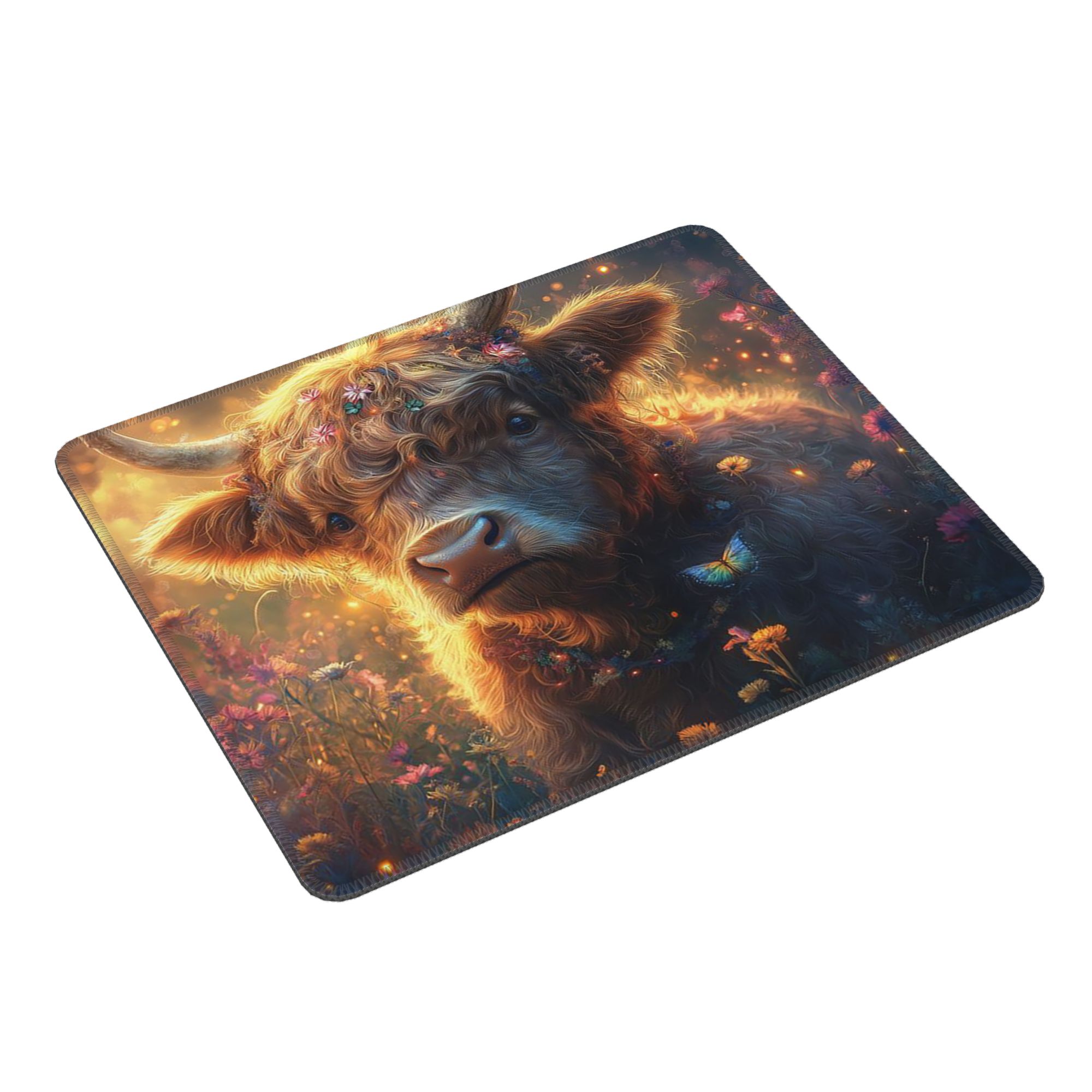 Highland Cow In Magical Forest - Cow Mat Rubber review and price