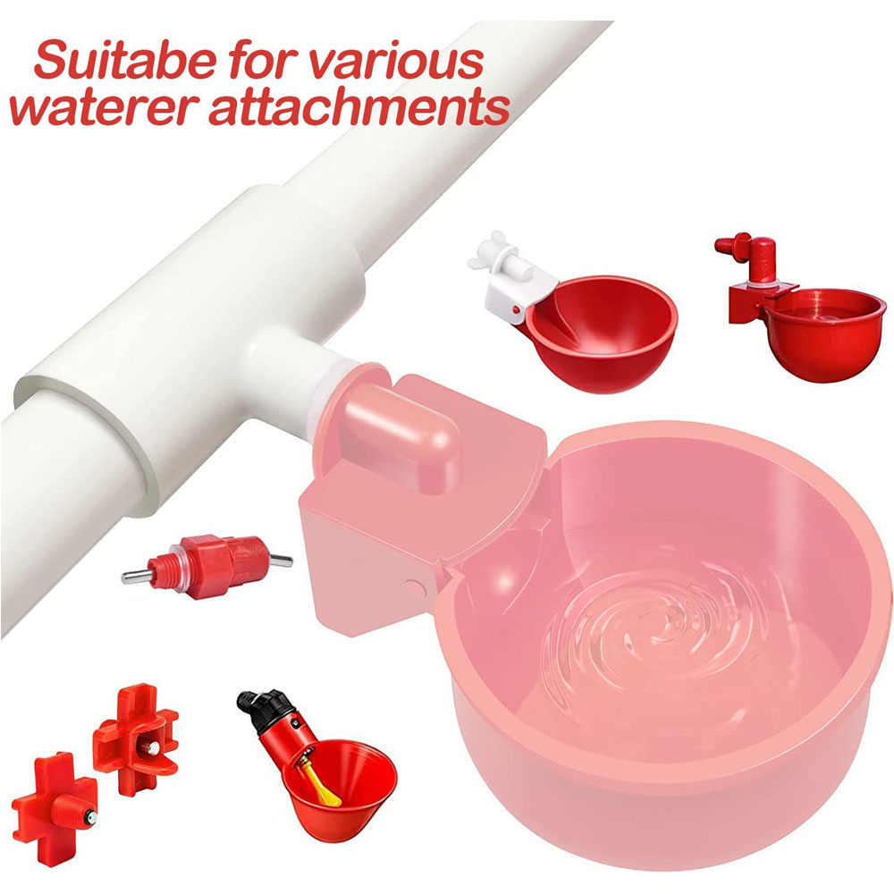 Chicken Waterer PVC Tee Fittin - Chicken Nipple Drinker review and price