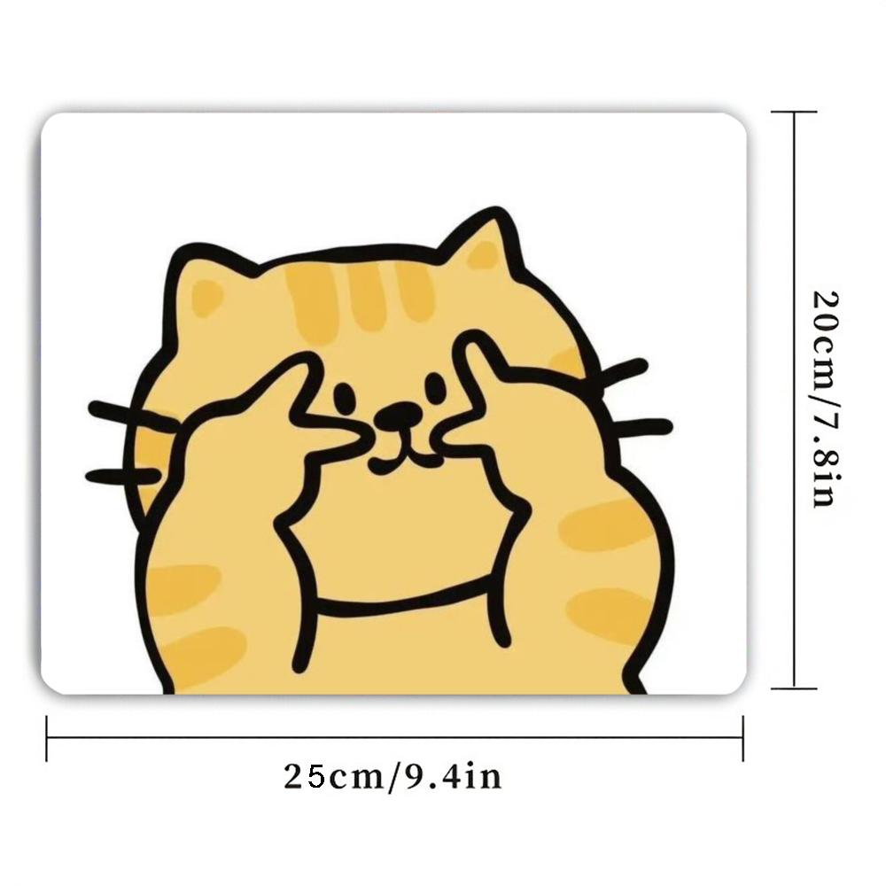 Cute  Cat Cow Gesture Pattern  - Cow Mat Rubber review and price