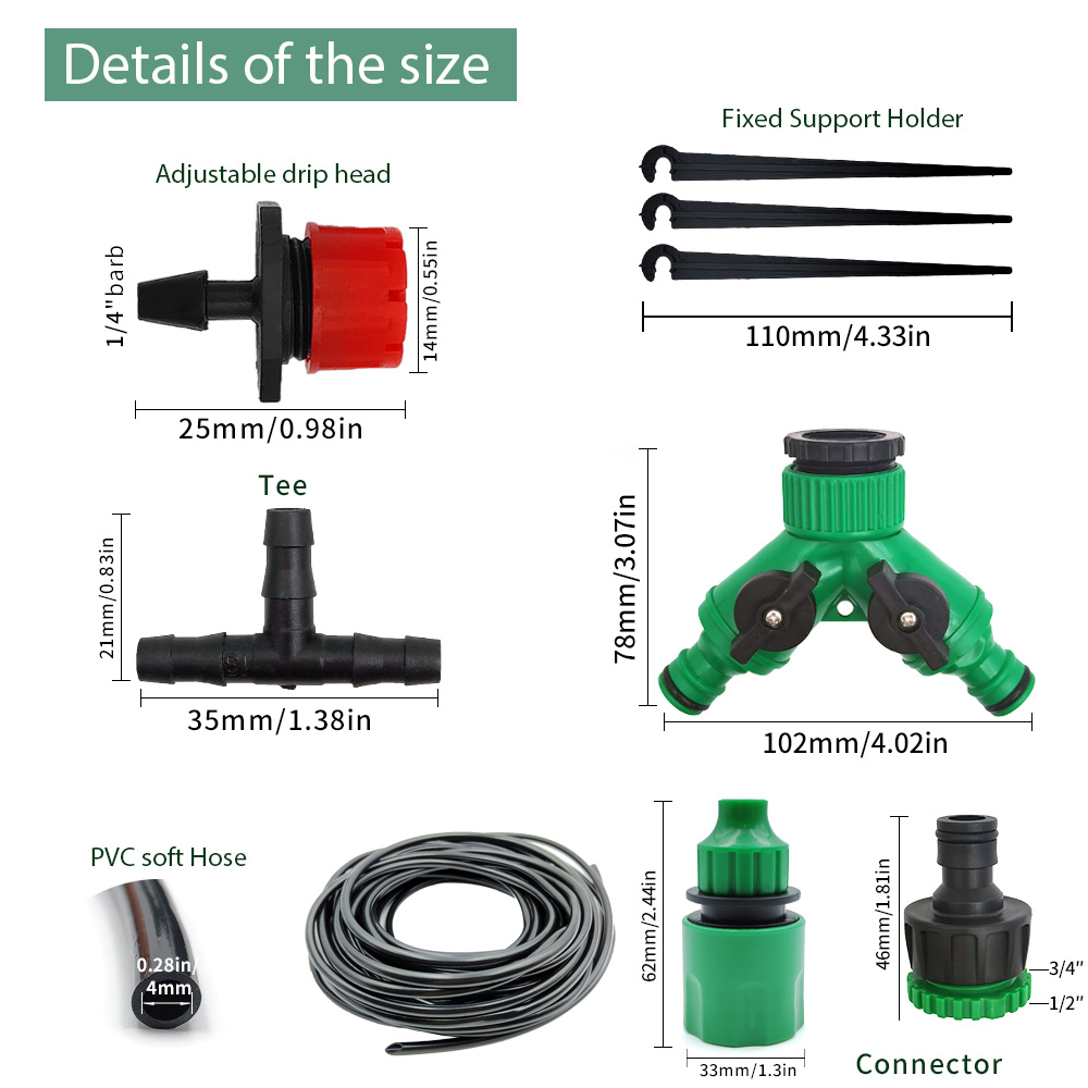 Greenhouse 15M-30M DIY Drip Ir - Irrigation Drip Tape review and price