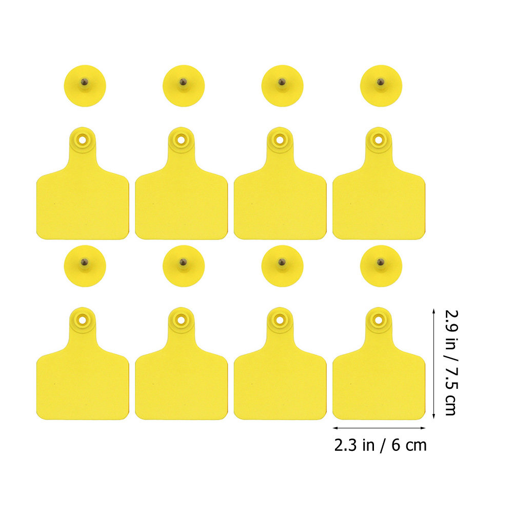 100Pcs Cow Ear Tag Blank Plast - Livestock Ear Tag review and price