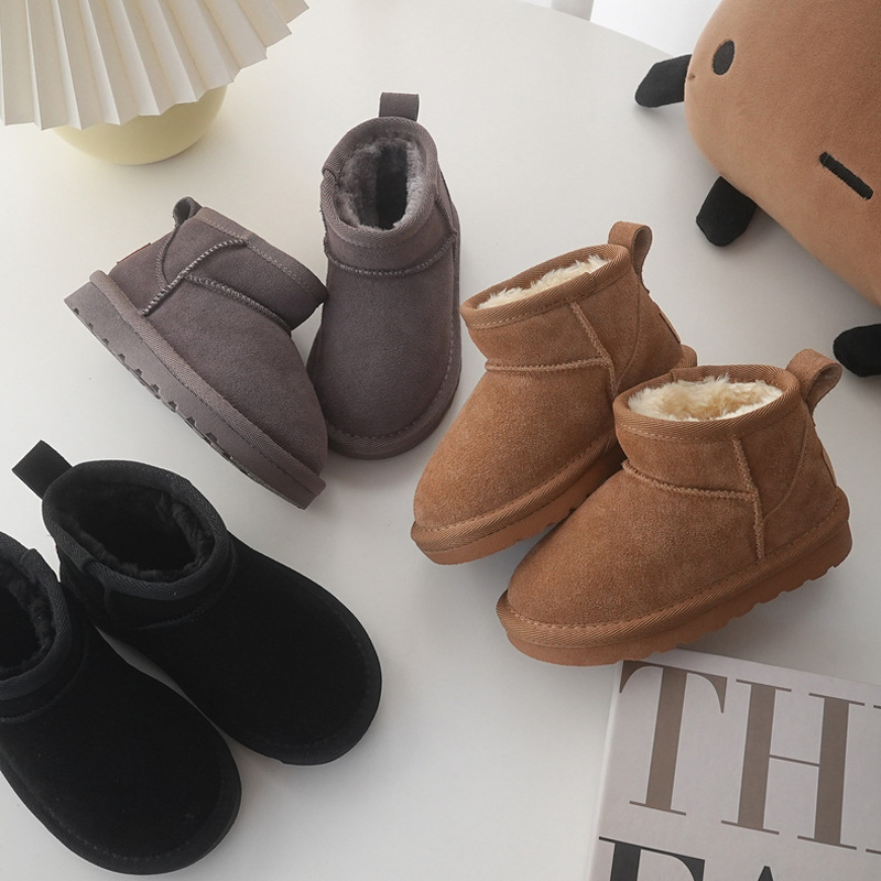 Children Winter Snow Boots Bab - Cow Mat Rubber review and price
