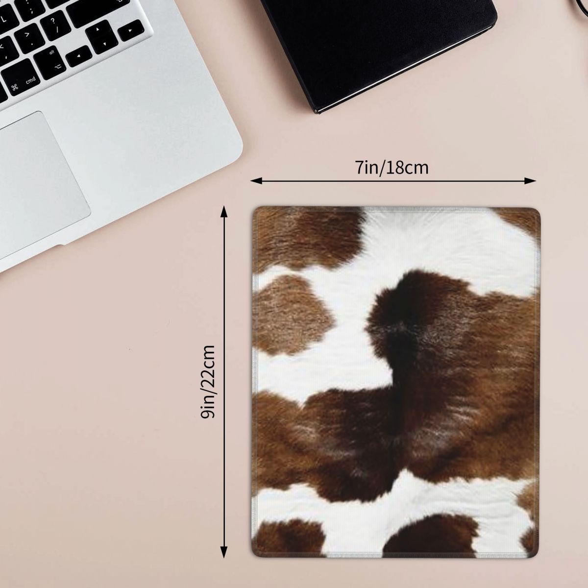 Rustic Ranch Cow Print 7x9 in  - Cow Mat Rubber review and price