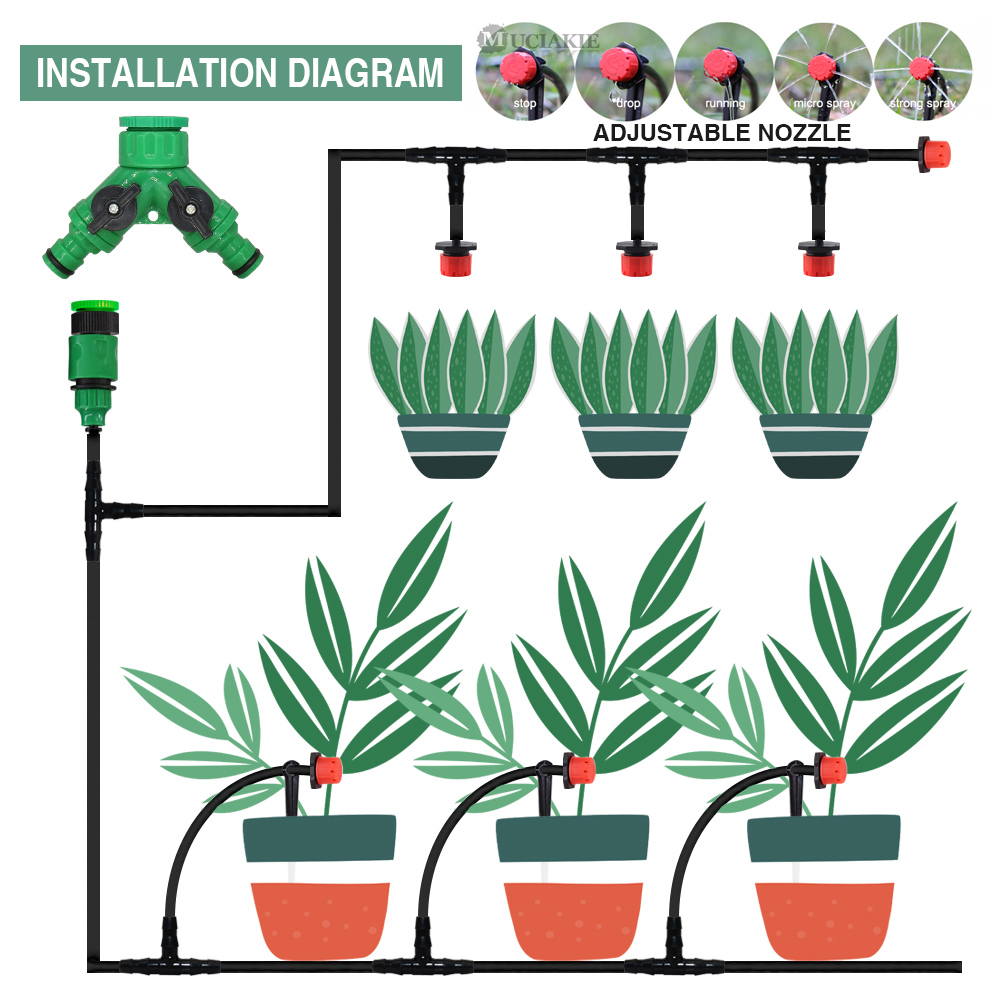 50-5M 1/4'' Hose Adjustable Dr - Irrigation Drip Tape review and price