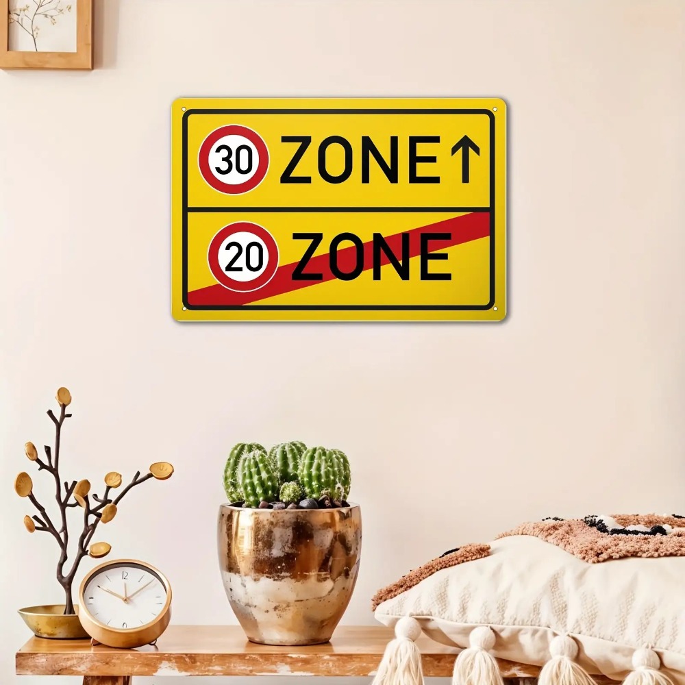 Tin Sign - 30 20 Speed Limit Z - Farming Zone review and price