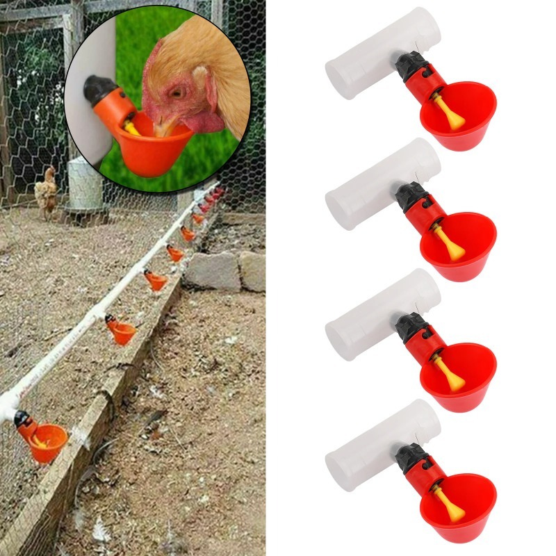 4Pcs Automatic Chicken Quail D - Chicken Nipple Drinker review and price