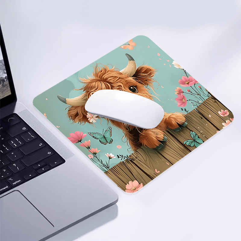 Brand Cute Highland Cow Mouse  - Cow Mat Rubber review and price