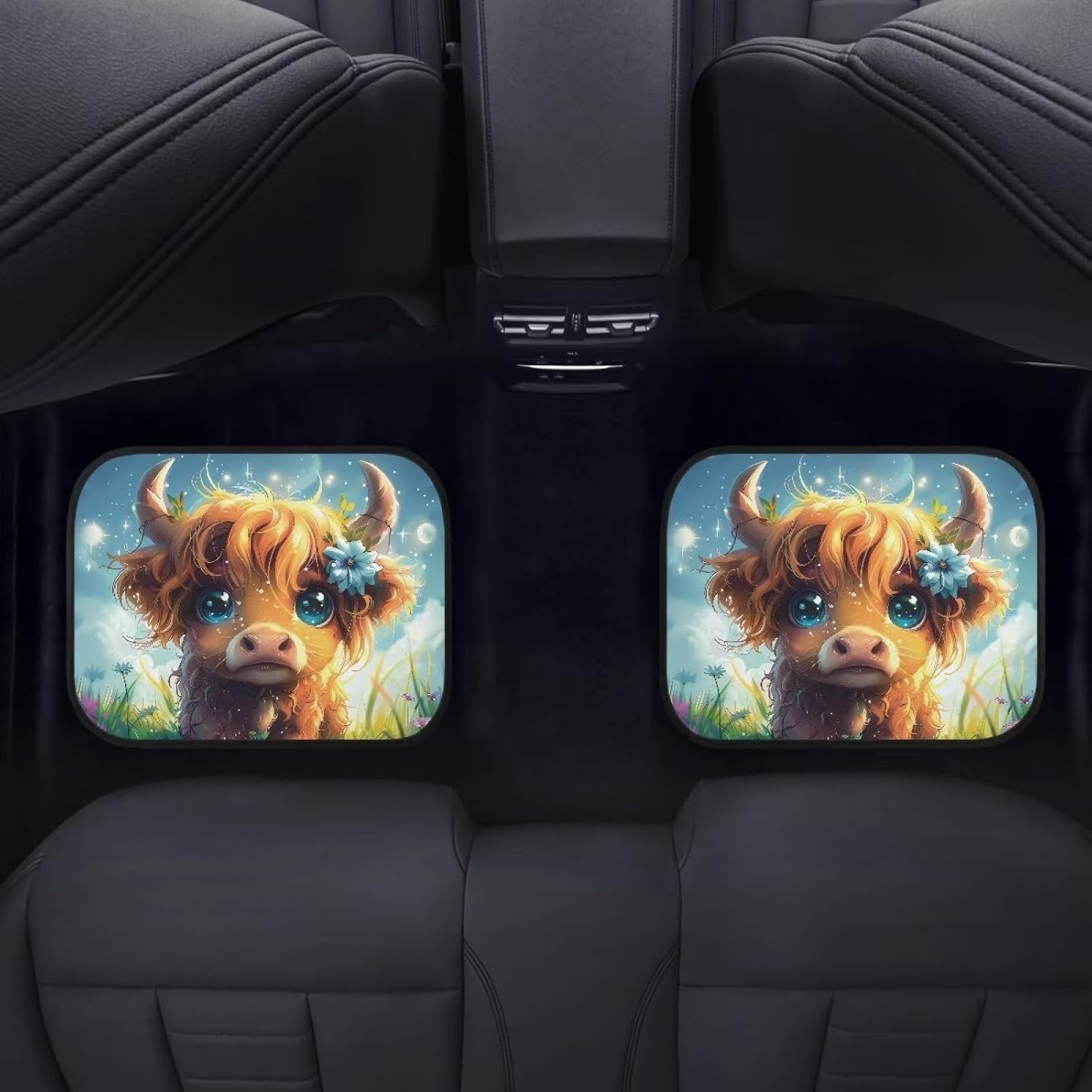 Cute Highland Cow Car Floor Ma - Cow Mat Rubber review and price