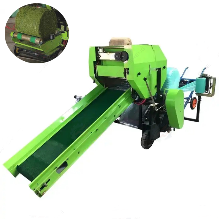 Mobile Integrated Silage Baler - Agriculture Farming Process review and price