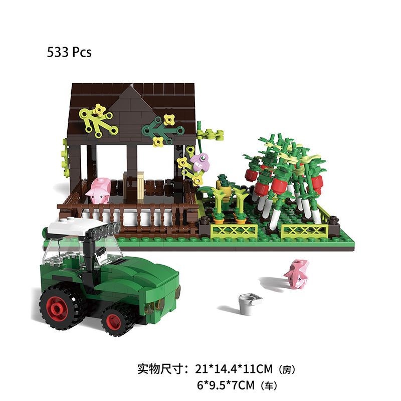 Happy Ranch MOC Building Block - Is Farming Under Agriculture review and price