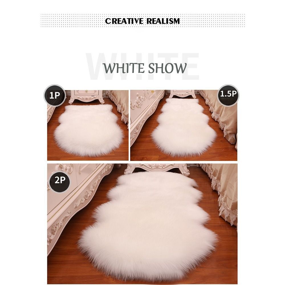 Artificial Sheepskin Long Hair - Cow Mat Rubber review and price