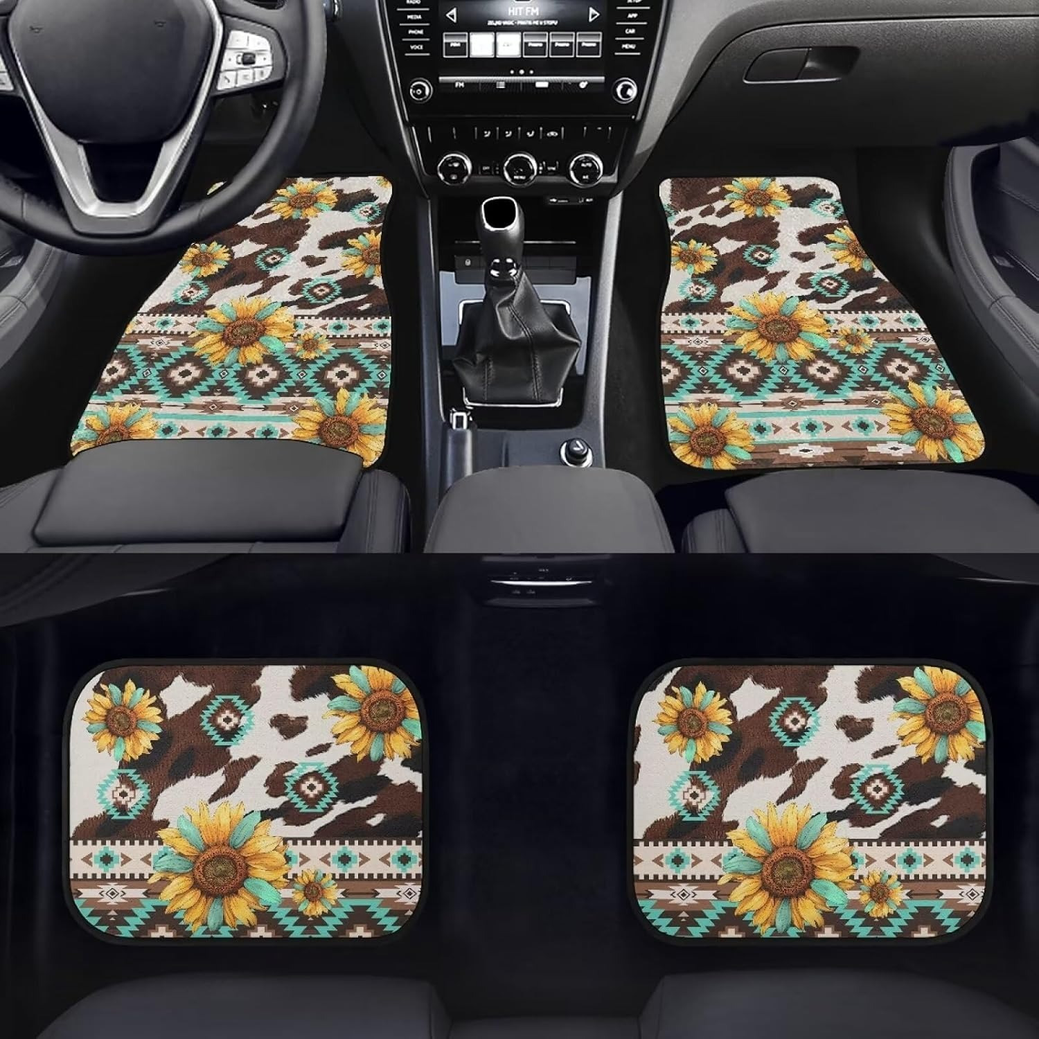 Aztec Car Floor Mats All Weath - Cow Mat Rubber review and price
