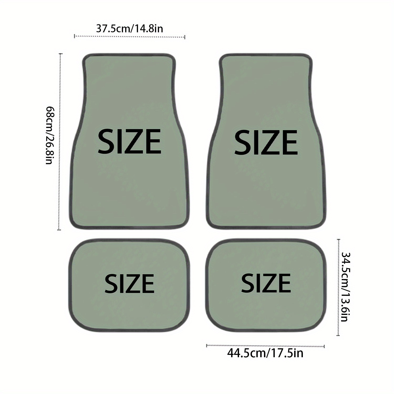 Aztec Car Floor Mats All Weath - Cow Mat Rubber review and price