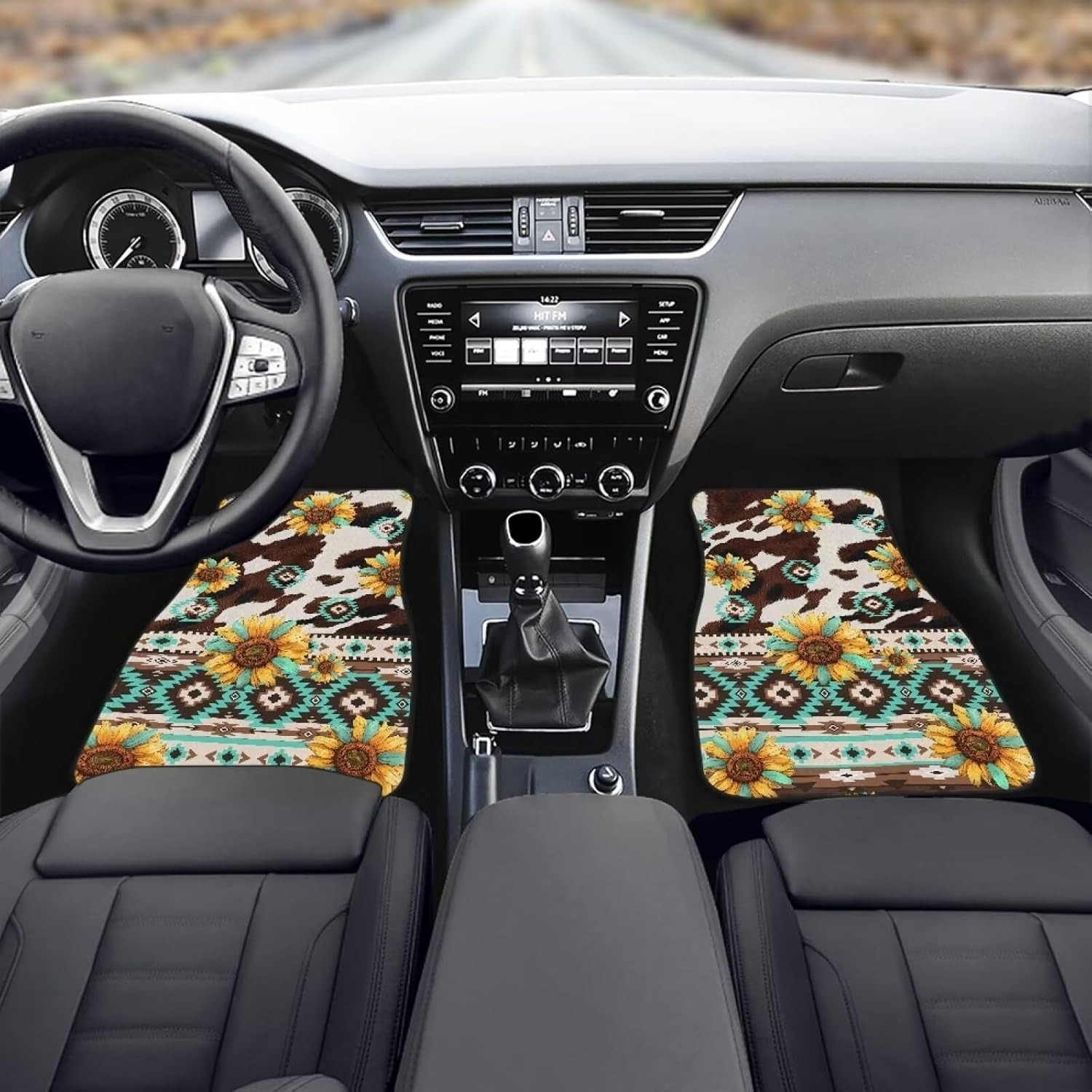 Aztec Car Floor Mats All Weath - Cow Mat Rubber review and price