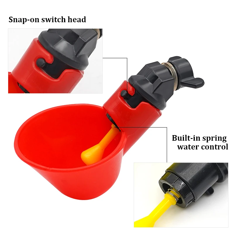 6-36Pcs Chicken Quail Hanging  - Chicken Nipple Drinker review and price